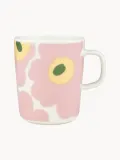 Marimekko Кружка Unikko, Ø 8 × В 10 см, 250 мл, Светлый розовый — фото 1
