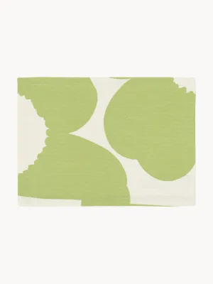 Marimekko Салфетка под приборы из хлопка Iso Unikko, 40x35 см, сломанный белый с зелёным