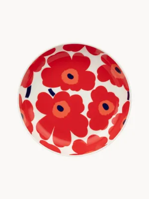 Marimekko Тарелка глубокая Unikko, Ø 21 см, Красный