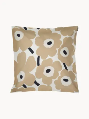 Marimekko Наволочка декоративная Pieni Unikko, Ш 50 × Д 50 см, Белый