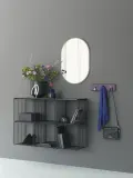 Montana Furniture Полка настенная Panton Wire Single, верхняя панель, Ш 35 × Д 35 см, Чёрный — фото 5