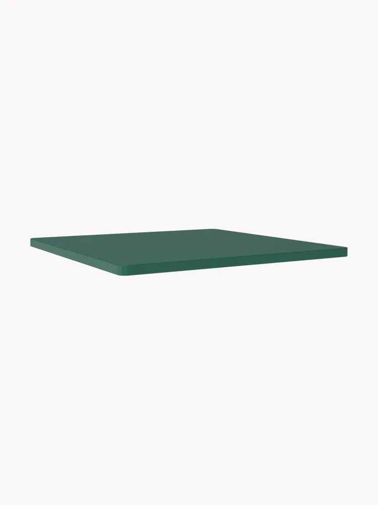 Montana Furniture Полка настенная Panton Wire Single, верхняя панель, Ш 35 × Д 35 см, Тёмный зелёный