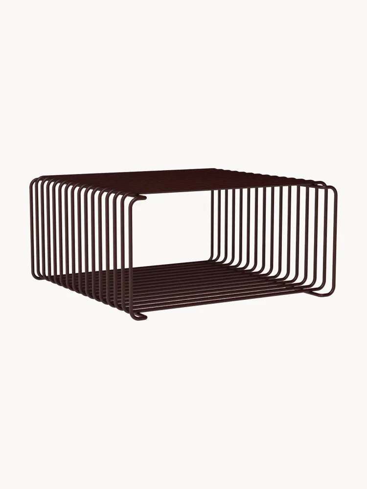 Montana Furniture Полка настенная модульная Panton Wire Half Height 35х35х17 см бордовая