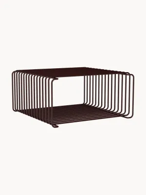 Montana Furniture Полка настенная модульная Panton Wire Half Height 35х35х17 см бордовая