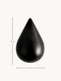 Normann Copenhagen Вешалка настенная Dropit, набор из 2 крючков, Ш 9 × В 9 см, Чёрный — фото 2