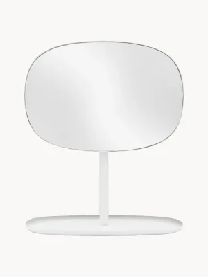 Normann Copenhagen Зеркало косметическое настольное Flip с подносом, высота 35 см, Ш 28 × В 35 см, Белый