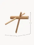 Normann Copenhagen Вешалка настенная Sticks, набор из 2 крючков, Ш 16 × В 15 см, Светлое дерево — фото 2