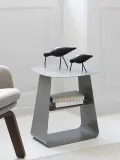 Normann Copenhagen Статуэтка птица Shorebird из дуба и стали, ширина 12 см — фото 2