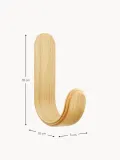 Normann Copenhagen Вешалка настенная Curve из шпона ясеня с одним крючком — фото 2