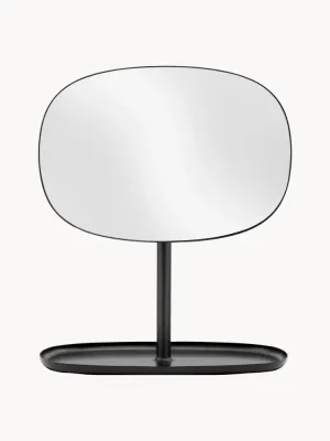 Normann Copenhagen Зеркало косметическое настольное Flip с подносом, высота 35 см, Ш 28 × В 35 см, Чёрный