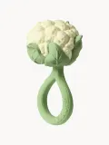 Oli & Carol Прорезыватель для зубов Cauliflower в форме цветной капусты из натурального каучука, 12 х 22 см, бело-зелёный — фото 2