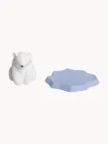 Oli & Carol Игрушка для ванной Ice Protector белый медведь из натурального каучука, ручная работа, 19 x 15 см — фото 2