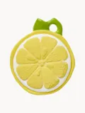 Oli & Carol Прорезыватель Fruits & Veggies из натурального каучука, ручная работа, жёлто-зелёный, 22 x 13 см — фото 1