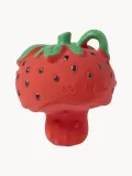 Oli & Carol Прорезыватель Sweetie the Strawberry из натурального каучука, ручная работа, красный, 22 x 13 см — фото 1