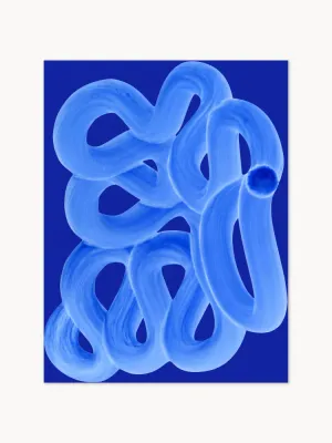Paper Collective Постер Blue Brush художника Арно