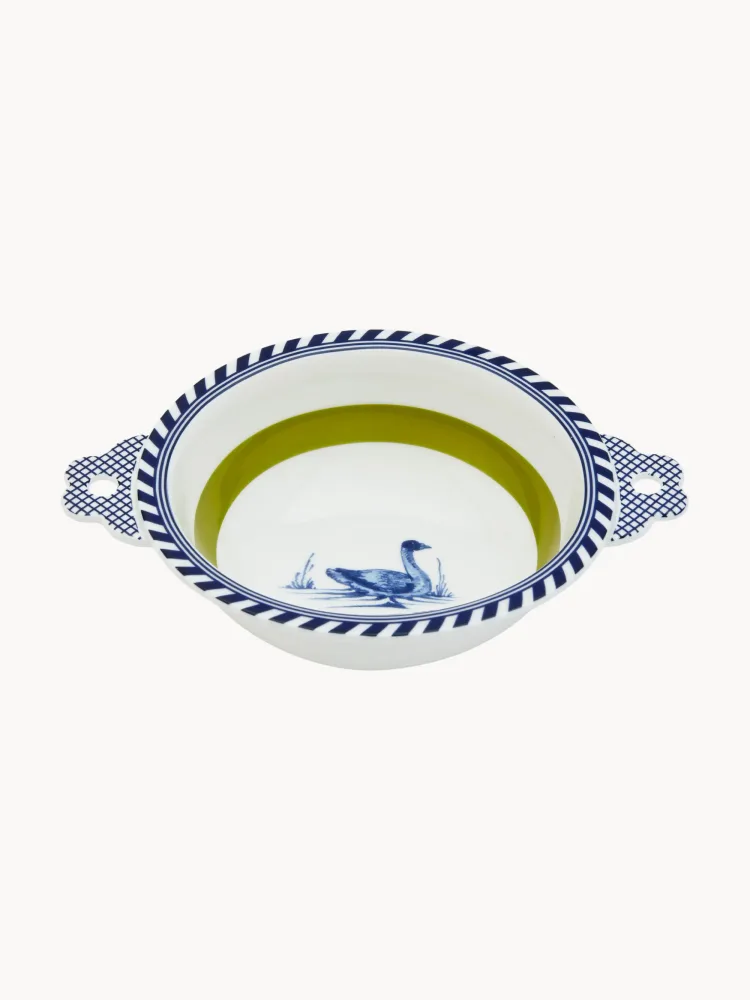 Polspotten Миска Bird Patterned с ручками