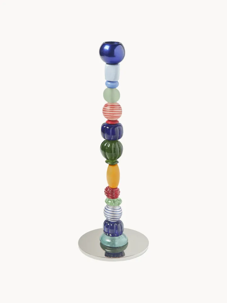 Подсвечник POLSPOTTEN Beads разноцветный