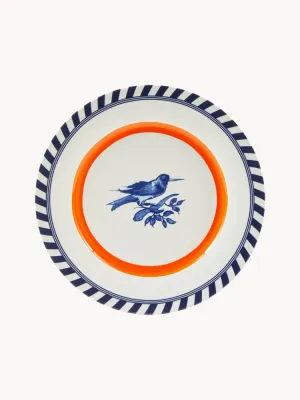 Polspotten Набор тарелок больших Bird Patterned, 2 предмета, Белый
