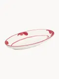 Pick a Poppy Блюдо для сервировки Classic ручной работы, Ш 26 × Г 13 см, Белый — фото 2
