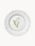 Pick a Poppy Тарелка для завтрака Cottage Flower ручной росписи, Ø 22 см, Белый — фото 1