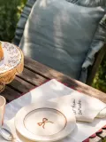 Pick a Poppy Салфетки сервировочные хлопковые Quote, 4 шт, Ш 45 × Д 45 см, Белый — фото 2