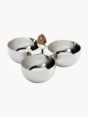 Набор мисочек Ralph Lauren Home Wyatt с кожаной ручкой, 3 шт