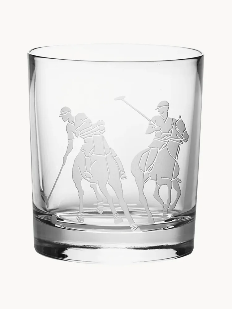 Ralph Lauren Home Набор стаканов для виски Garrett из хрустального стекла, 2 шт., 360 мл