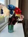 STUDIO ABOUT Искусственные цветы Windflower ручной работы, Д 43 см, Светлый розовый — фото 5