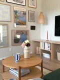 STUDIO ABOUT Искусственные цветы Poppy ручной работы, длина 43 см, Д 43 см, Кремово-белый — фото 3