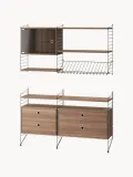 String Furniture Полка String System, 78 х 30 см, Ш 78 × Г 30 см, Чёрный — фото 3