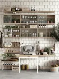 String Furniture Полка String System для стеллажной системы, Ш 78 × Г 30 см, Светлое дерево — фото 4