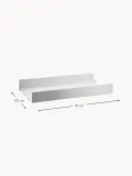 String Furniture Полка для стеллажа String System металлическая, ширина 58 см и глубина 30 см, нагрузка до 25 кг, серебристая — фото 2