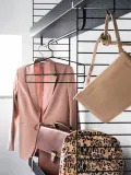 String Furniture Стойка для стеллажа напольная String System из стали с порошковой окраской, ширина 30 см и высота 115 см, чёрная — фото 3