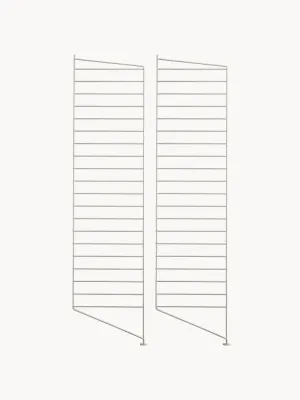 String Furniture Стойка для стеллажа напольная String System из стали с порошковой окраской, ширина 30 см и высота 115 см, светло-бежевая