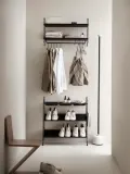 String Furniture Штанга для одежды настенная String System из стали с порошковой окраской, 72 см, чёрная — фото 3