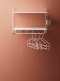 String Furniture Комплект настенных вешалок String System, 4 шт, Ш 41 × В 26 см, Белый — фото 4
