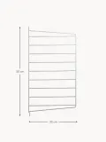String Furniture Панель настенная String System для стеллажа, сталь с порошковой окраской, 30 x 50 см, белая — фото 2