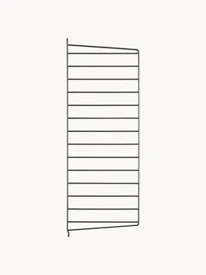 String Furniture Панель настенная String System для стеллажа, сталь с порошковой окраской, 30 x 75 см, чёрная