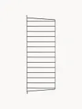 String Furniture Панель настенная String System для стеллажа, сталь с порошковой окраской, 30 x 75 см, чёрная — фото 1