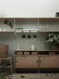 String Furniture Панель настенная String System для стеллажа, сталь с порошковой окраской, 30 x 75 см, белая — фото 3