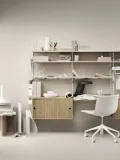 String Furniture Панель настенная String System для стеллажа, сталь с порошковой окраской, 30 x 75 см, белая — фото 4