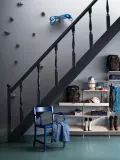 String Furniture Стойка напольная для стеллажа String System металлическая решётчатая, 30х85 см, светло-бежевая — фото 3