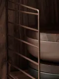 String Furniture Кронштейн настенный String System для полок, панель из стали с порошковой окраской, 30х50 см, коричневый — фото 3
