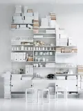 String Furniture Полка String System для стеллажной системы, Ш 58 × Г 20 см, Белый — фото 5
