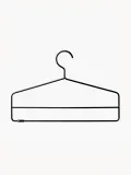 String Furniture Комплект настенных вешалок String System, 4 шт, Ш 41 × В 26 см, Чёрный — фото 1