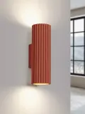Настенный светильник Gleam, Ø 11 × В 22 см, Терракота — фото 5