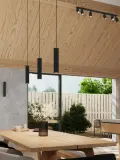 Настенный светильник Gleam, Ø 30 × В 9 см, Чёрный — фото 7