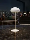 Sompex Уличный светильник Pebble настольный переносной, Ø 9 × В 23 см, Белый — фото 4