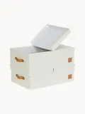 Store It Набор коробок для хранения Premium, 2 предмета, Ш 50 × Д 33 см, Приглушённый белый — фото 4