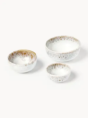 Набор мисок Westwing Collection Danza из керамики, 3 шт. разного размера